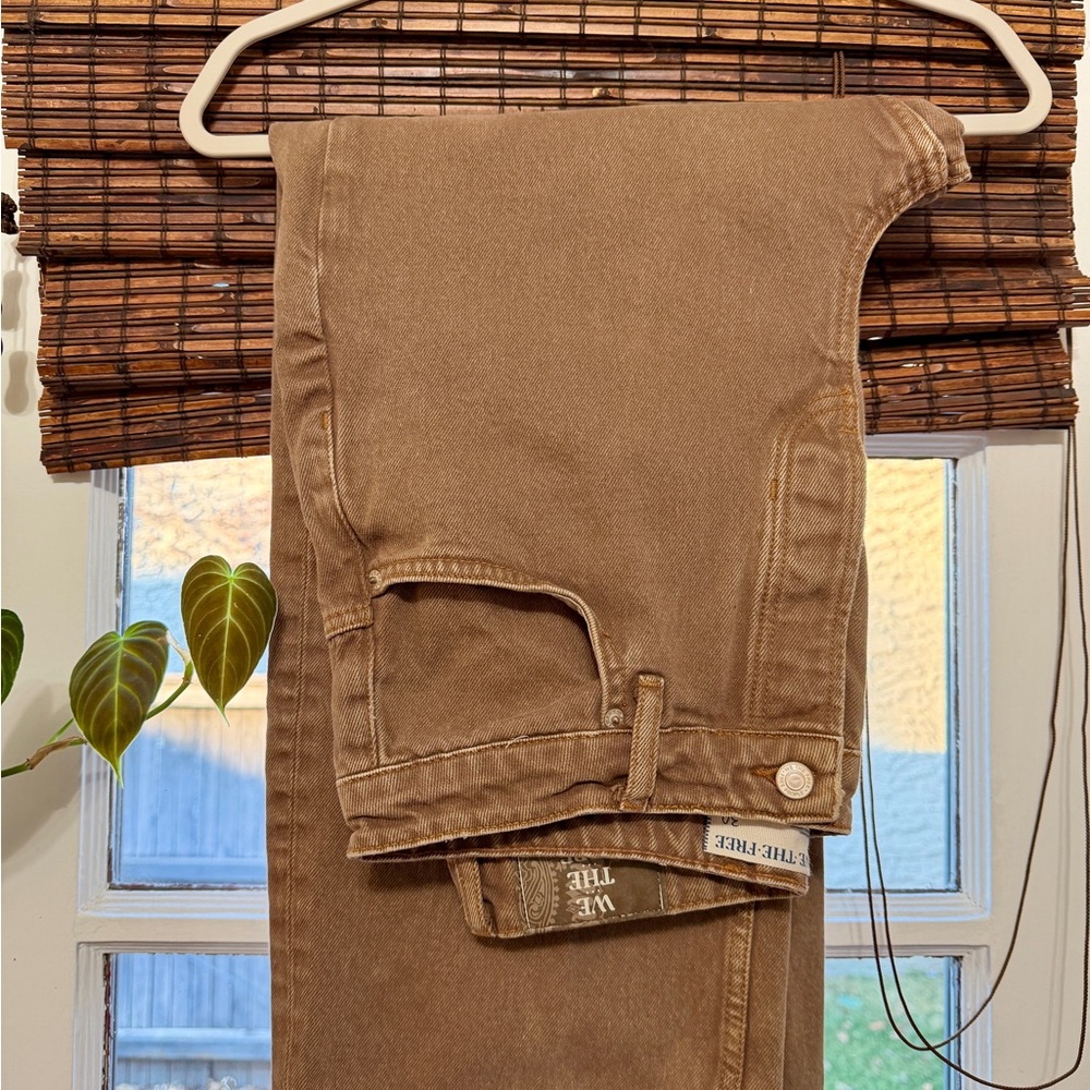 We The Free Light Brown Denim Pants